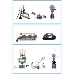 Kazi KJ30095 30095 Xếp hình kiểu  MINDSTORMS KS1 động Cơ Pin 548 khối có động cơ pin