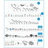 Kazi KJ30095 30095 Xếp hình kiểu  MINDSTORMS KS1 động Cơ Pin 548 khối có động cơ pin