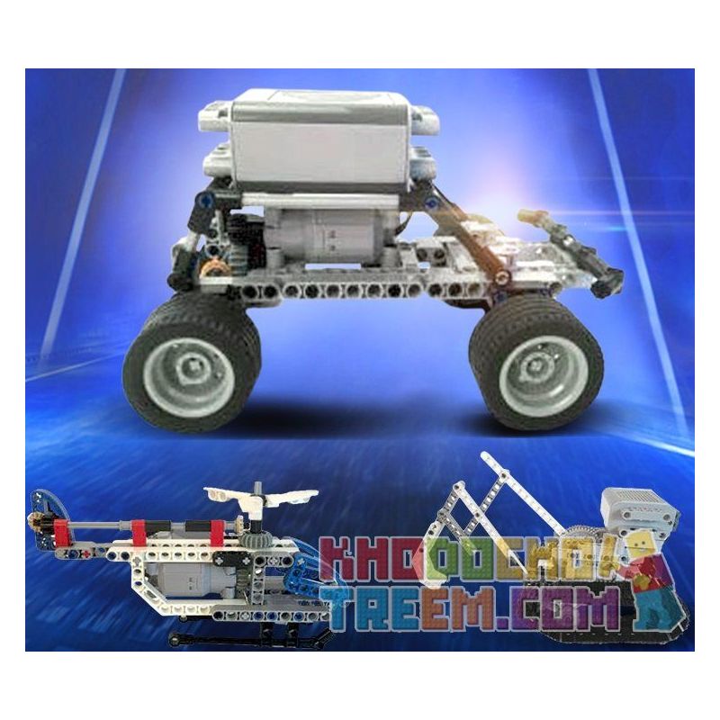 Kazi KJ30095 30095 Xếp hình kiểu Lego MINDSTORMS KS1 động Cơ Pin 548 khối có động cơ pin