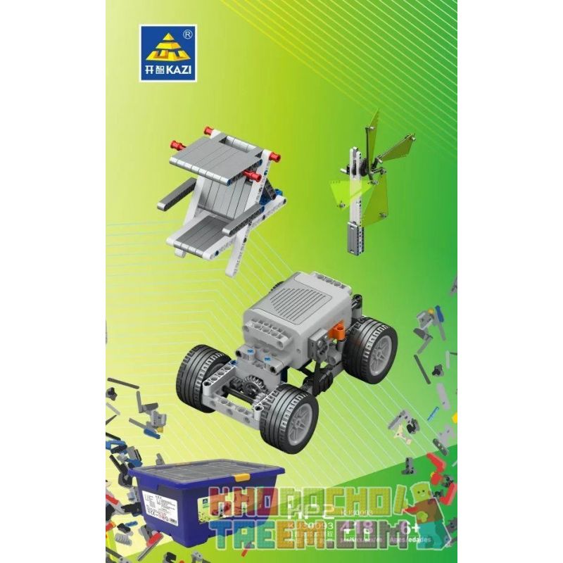 Kazi KJ30093 30093 non  ĐỘNG CƠ PIN bộ đồ chơi xếp lắp ráp ghép mô hình  KP2 Kỹ Thuật Công Nghệ Cao Mô Hình Phương Tiện 418 khối