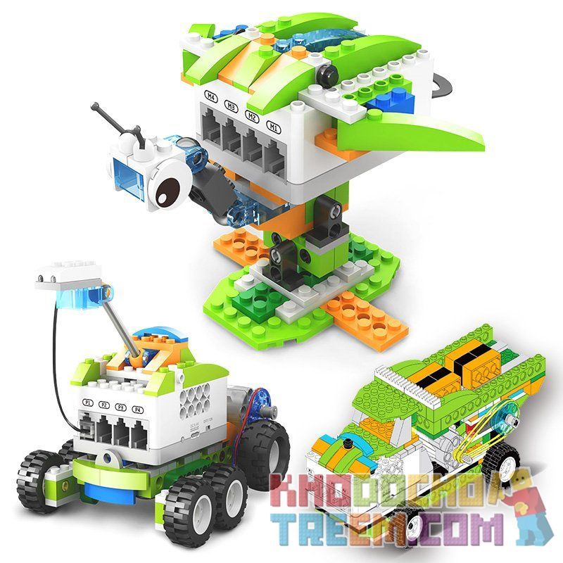 Kazi KJ30030 30030 Xếp hình kiểu Lego MINDSTORMS Kido Lập Trình điều Khiển Từ Xa Bằng điện Thoại, Máy Tính Bảng 327 khối điều khiển từ xa