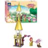 Kazi KY98711 98711 non  LÂU ĐÀI BẰNG VÀNG CỦA CÔNG CHÚA bộ đồ chơi xếp lắp ráp ghép mô hình Golden Princess Công Chúa Vàng 500 khối