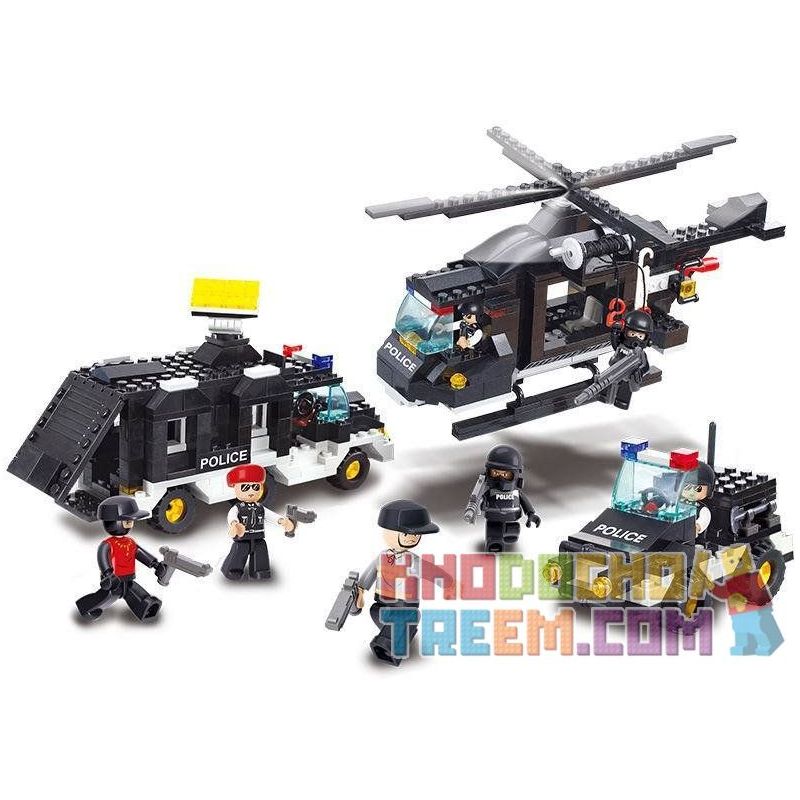SLUBAN M38-B2100 B2100 2100 M38B2100 38-B2100 Xếp hình kiểu Lego SWAT SPECIAL FORCE Explosion-proof Special Police Motor đội Cảnh Sát Chống Bom 499 khối SLUBAN M38-B2100 B2100 2100 M38B2100 38-B2100 Xếp hình kiểu Lego SWAT SPECIAL FORCE Explosion-proof Special Police Motor đội Cảnh Sát Chống Bom 499 khối