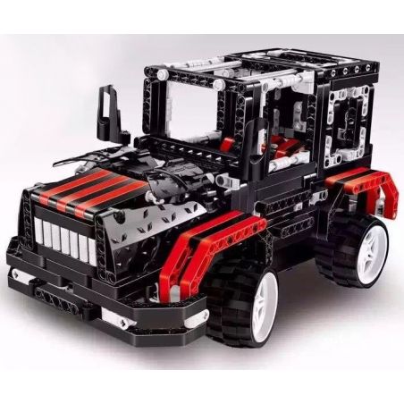 QIZHILE 6508 Xếp hình kiểu   Remote Control All Terrains Vehicle Xe địa Hình điều Khiển Từ Xa 503 khối điều khiển từ xa