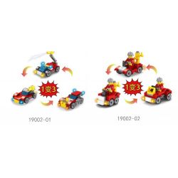 LE DI PIN 19002 Xếp hình kiểu  CITY The Collection Of Fire Hero And Police Of City Bộ Sưu Tập Lính Cứu Hỏa Và Cảnh Sát 502 khối