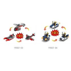 LE DI PIN 19002 Xếp hình kiểu  CITY The Collection Of Fire Hero And Police Of City Bộ Sưu Tập Lính Cứu Hỏa Và Cảnh Sát 502 khối