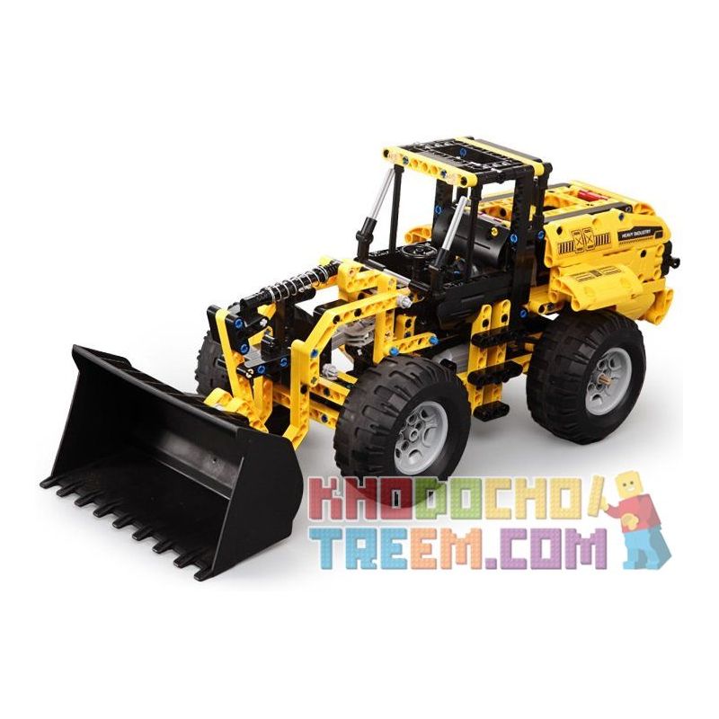 DOUBLEE CADA C51058 51058 non  XE XÚC ĐẤT CÓ ĐIỀU KHIỂN bộ đồ chơi xếp lắp ráp ghép mô hình  DERECH Kỹ Thuật Công Nghệ Cao Mô Hình Phương Tiện 491 khối