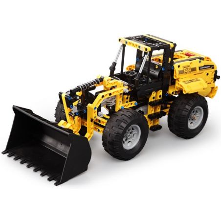 DOUBLEE CADA C51058 51058 non  XE XÚC ĐẤT CÓ ĐIỀU KHIỂN bộ đồ chơi xếp lắp ráp ghép mô hình  DERECH Kỹ Thuật Công Nghệ Cao Mô Hình Phương Tiện 491 khối