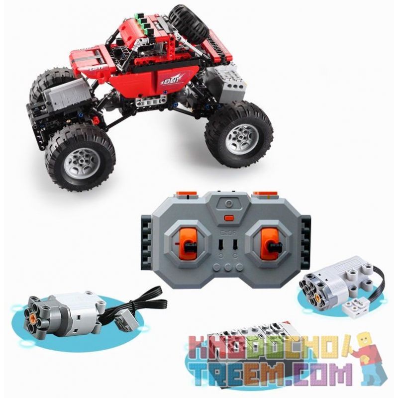 DOUBLEE CADA C51041 51041 non  XE ĐỊA HÌNH OFF-ROAD CÓ ĐIỀU KHIỂN bộ đồ chơi xếp lắp ráp ghép mô hình  OFF-ROAD CLIMBING CAR Kỹ Thuật Công Nghệ Cao Mô Hình Phương Tiện 489 khối