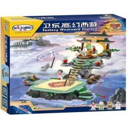 Winner 5044 Xếp hình kiểu Lego MONKIE KID Fantasy Westward Journey The Inch Mountain Wei Music Magic Westward Journey Võ đài Của Fang 487 khối