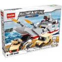 HSANHE 6448 Xếp hình kiểu Lego MILITARY ARMY Landing Craft Tàu Chiến đổ Bộ đất Liền 486 khối