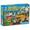 QIZHILE 25005 Xếp hình kiểu  CLASSIC Jungle Expedition Truck, Carnivores, Waterfall Khám Phá Rừng Nhiệt đới Xe Tải, Cây ăn Thịt, Thác Nước 486 khối