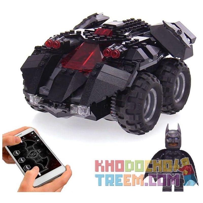 NOT Lego Dc Comics Super Heroes 76112 App-Controlled Batmobile App Remote  Control Batmobile , LEPIN 07111 MouldKing 13020 13030 Mould King 13020  13030 Xếp hình Xe Ô Tô Batman Điều Khiển Bằng