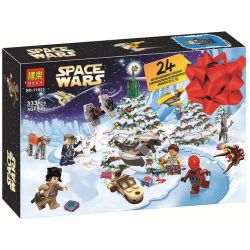 Bela 11013 Lari 11013 Xếp hình kiểu Lego STAR WARS Star Wars Advent Calendar Festival Planet Wars Countdown Calendar Bộ Lịch Star Wars 307 khối