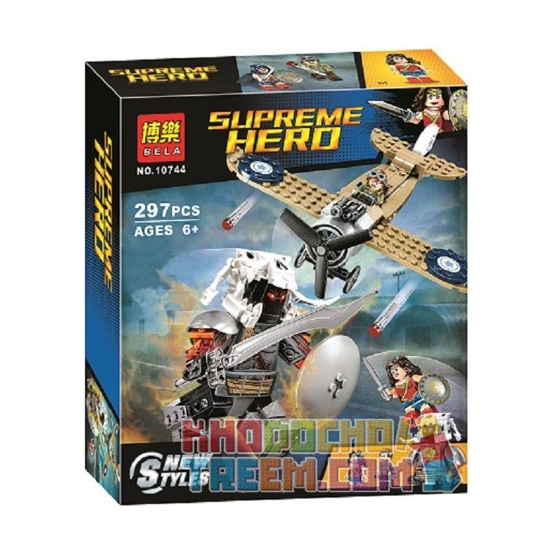 NOT Lego DC COMICS SUPER HEROES 76075 Wonder Woman Warrior Battle Magical Women's Fight , Bela 10744 Lari 10744 Xếp hình Trận Chiến Của Wonder Woman 286 khối NOT Lego DC COMICS SUPER HEROES 76075 Wonder Woman Warrior Battle Magical Women's Fight , Bela 10744 Lari 10744 Xếp hình Trận Chiến Của Wonder Woman 286 khối
