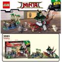 JLB 3D63 Xếp hình kiểu THE LEGO NINJAGO MOVIE Ninja Warriors Cuộc Chiến Của Ninja Với đền Rồng Hai đầu 741 khối