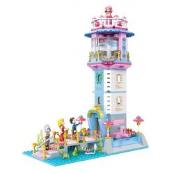 Winner 5016 Xếp hình kiểu Lego MERMAID Wei Mei Fish Lighthouse Ngọn Hải Đăng 743 khối