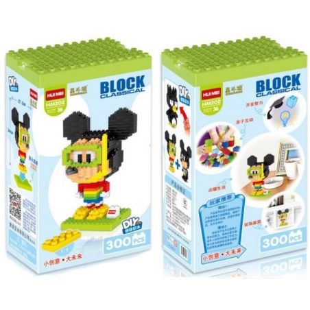 HUIMEI STAR CITY XING DOU CHENG HM202 Xếp hình kiểu    Mickey In Diving Suit Mickey Mặc đồ Lặn 300 khối