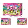 SLUBAN M38-B0721 B0721 0721 M38B0721 38-B0721 non  BIỆT THỰ NGHỈ DƯỠNG bộ đồ chơi xếp lắp ráp ghép mô hình  Các Bạn Gái 896 khối