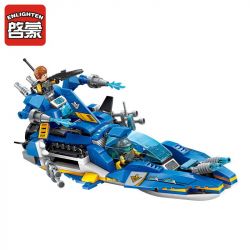 Enlighten 2720 Qman 2720 non  TẤN CÔNG TRẠM CANH GÁC TRÊN BIỂN bộ đồ chơi xếp lắp ráp ghép mô hình The High-Tech Era Kỷ Nguyên Công Nghệ Cao 724 khối