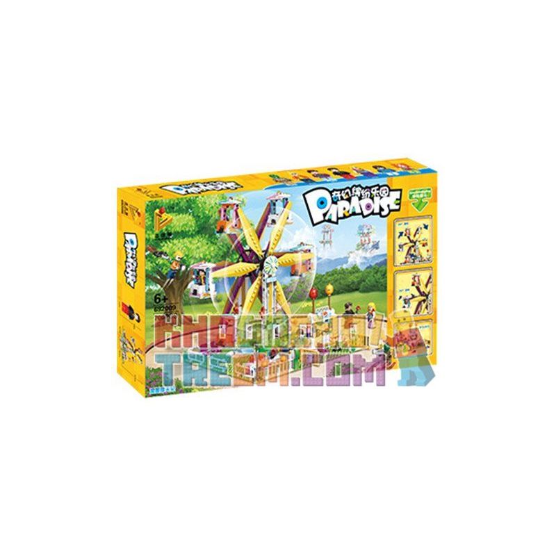 PanlosBrick 692009 Panlos Brick 692009 non  KHU VUI CHƠI bộ đồ chơi xếp lắp ráp ghép mô hình Paradise Thiên Đường 724 khối