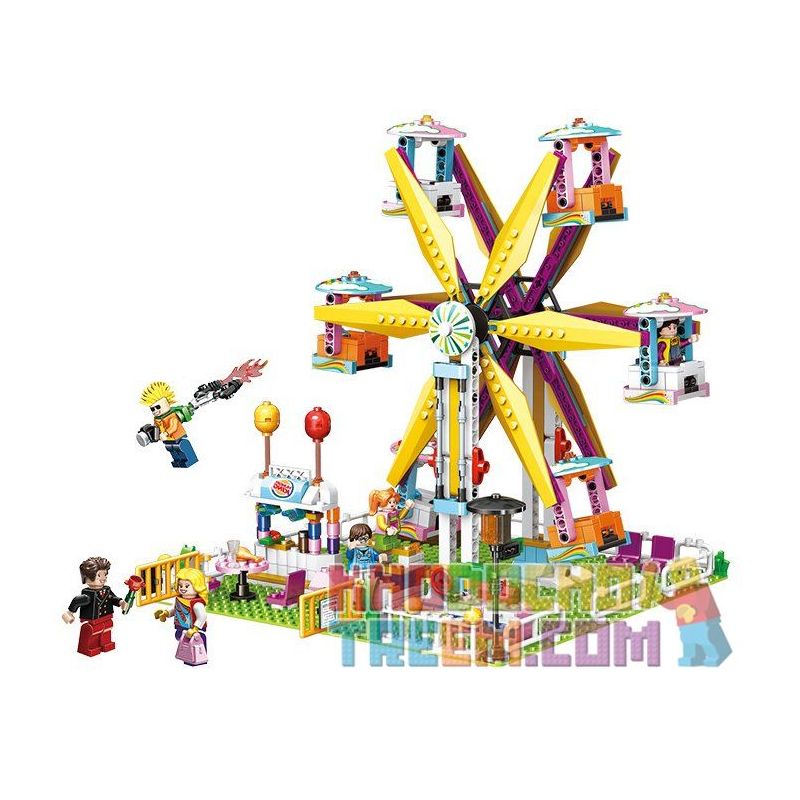 PanlosBrick 692009 Panlos Brick 692009 non  KHU VUI CHƠI bộ đồ chơi xếp lắp ráp ghép mô hình Paradise Thiên Đường 724 khối