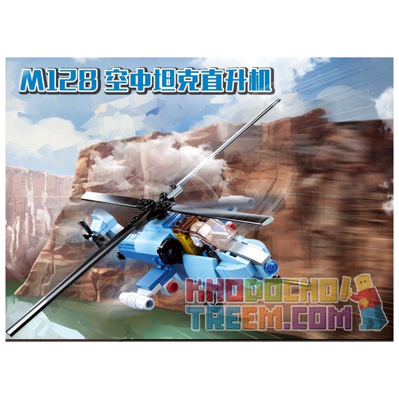 SLUBAN M38 non  MÁY BAY CHIẾN ĐẤU ( 6 TRONG 1) bộ đồ chơi xếp lắp ráp ghép mô hình Military Army Quân Sự Bộ Đội 728 khối