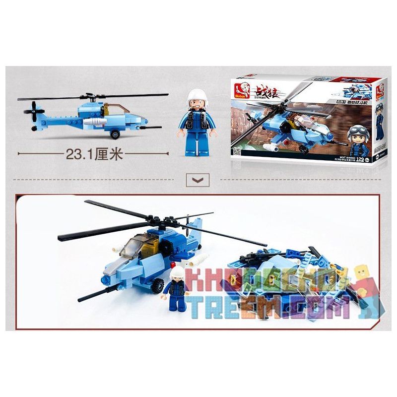 SLUBAN M38 non  MÁY BAY CHIẾN ĐẤU ( 6 TRONG 1) bộ đồ chơi xếp lắp ráp ghép mô hình Military Army Quân Sự Bộ Đội 728 khối