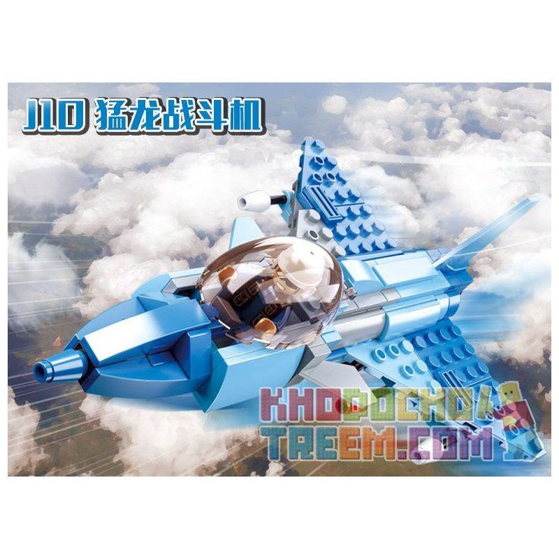 SLUBAN M38 non  MÁY BAY CHIẾN ĐẤU ( 6 TRONG 1) bộ đồ chơi xếp lắp ráp ghép mô hình Military Army Quân Sự Bộ Đội 728 khối