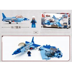 SLUBAN M38 non  MÁY BAY CHIẾN ĐẤU ( 6 TRONG 1) bộ đồ chơi xếp lắp ráp ghép mô hình Military Army Quân Sự Bộ Đội 728 khối