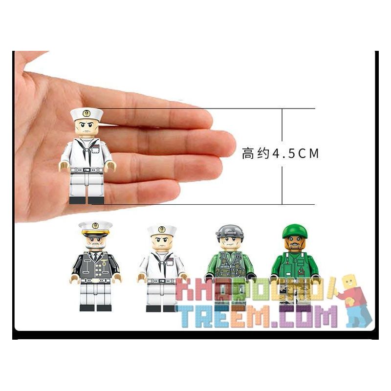 SEMBO 12261 non  TÀU SÂN BAY bộ đồ chơi xếp lắp ráp ghép mô hình Black Gold Cuộc Chiến Vàng Đen 716 khối