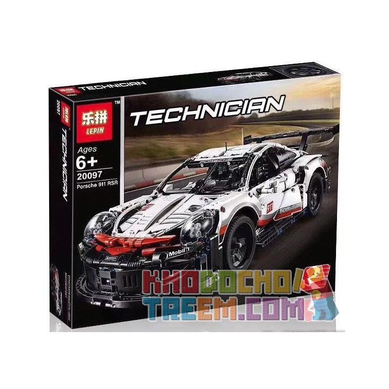 NOT Lego PORSCHE 911 RSR 42096 CO-CREATION 1323 JISI 13387 JOKER 66001 KING 90066 Bela Lari 11171 LELE 38057 LEPIN 20097 LIN07 0010 LION KING 71008 180104 SHENG YUAN/SY 7050 YOSHITO J2021 2021 xếp lắp ráp ghép mô hình XE ĐUA THỂ THAO PORSCHE 911 RSR Technic Kỹ Thuật Công Nghệ Cao Mô Hình Phương Tiện 1580 khối