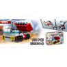 PanlosBrick 633004 T633004 Panlos Brick 633004 T633004 non  TÀU CHIẾN 8 TRONG 1 bộ đồ chơi xếp lắp ráp ghép mô hình Military Army MISSILE DESTROYER Quân Sự Bộ Đội 788 khối