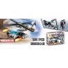 PanlosBrick 633004 T633004 Panlos Brick 633004 T633004 non  TÀU CHIẾN 8 TRONG 1 bộ đồ chơi xếp lắp ráp ghép mô hình Military Army MISSILE DESTROYER Quân Sự Bộ Đội 788 khối