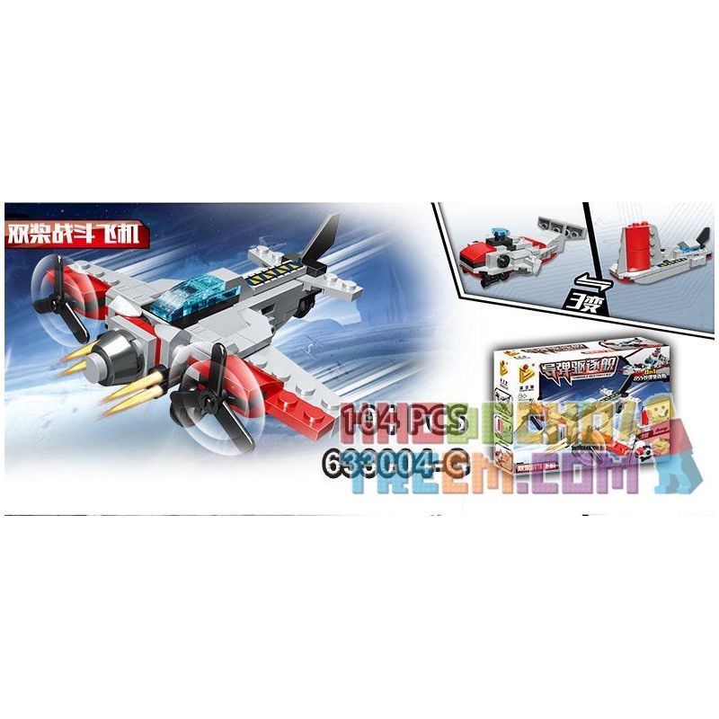 PanlosBrick 633004 T633004 Panlos Brick 633004 T633004 non  TÀU CHIẾN 8 TRONG 1 bộ đồ chơi xếp lắp ráp ghép mô hình Military Army MISSILE DESTROYER Quân Sự Bộ Đội 788 khối