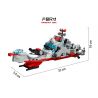 PanlosBrick 633004 T633004 Panlos Brick 633004 T633004 non  TÀU CHIẾN 8 TRONG 1 bộ đồ chơi xếp lắp ráp ghép mô hình Military Army MISSILE DESTROYER Quân Sự Bộ Đội 788 khối