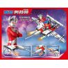 PanlosBrick 690001A 690001B 690001C 690001D Panlos Brick 690001A 690001B 690001C 690001D non  SPACECRAFT OTTMAN 4 TRONG 1 bộ đồ chơi xếp lắp ráp ghép mô hình Ultraman Vệ Binh Vũ Trụ Siêu Nhân Điện Quang 766 khối