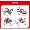 PanlosBrick 690001A 690001B 690001C 690001D Panlos Brick 690001A 690001B 690001C 690001D non  SPACECRAFT OTTMAN 4 TRONG 1 bộ đồ chơi xếp lắp ráp ghép mô hình Ultraman Vệ Binh Vũ Trụ Siêu Nhân Điện Quang 766 khối