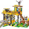 SEMBO 603032 non  TRẠM CỨU HỘ TRONG RỪNG bộ đồ chơi xếp lắp ráp ghép mô hình Rescue Team Đội Cứu Hộ 725 khối