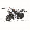 REBRICKABLE MOC-24892 24892 MOC24892 Winner 7047 non  MÔ TÔ PHÂN KHỐI LỚN TỈ LỆ 1:6 tỷ lệ 1:6 bộ đồ chơi xếp lắp ráp ghép mô hình  THE SPORTS STREET MOTORCYCLE Kỹ Thuật Công Nghệ Cao Mô Hình Phương Tiện 716 khối