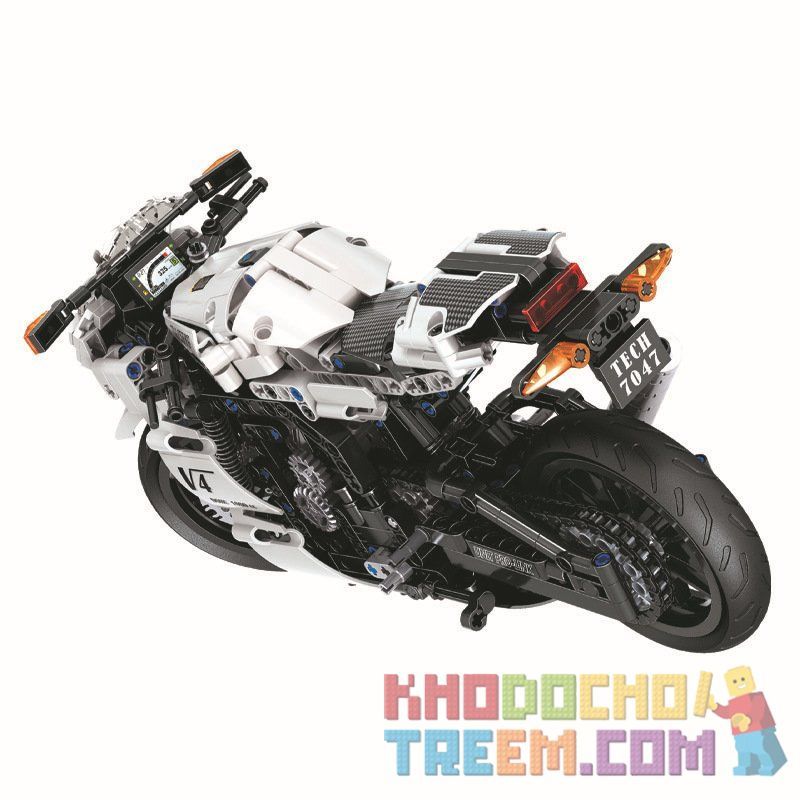 REBRICKABLE MOC-24892 24892 MOC24892 Winner 7047 non  MÔ TÔ PHÂN KHỐI LỚN TỈ LỆ 1:6 tỷ lệ 1:6 bộ đồ chơi xếp lắp ráp ghép mô hình  THE SPORTS STREET MOTORCYCLE Kỹ Thuật Công Nghệ Cao Mô Hình Phương Tiện 716 khối