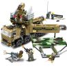SEMBO 11716 non  HỆ THỐNG PHÒNG THỦ TẦM GẦN PANTSIR S1 bộ đồ chơi xếp lắp ráp ghép mô hình Black Gold Cuộc Chiến Vàng Đen 704 khối