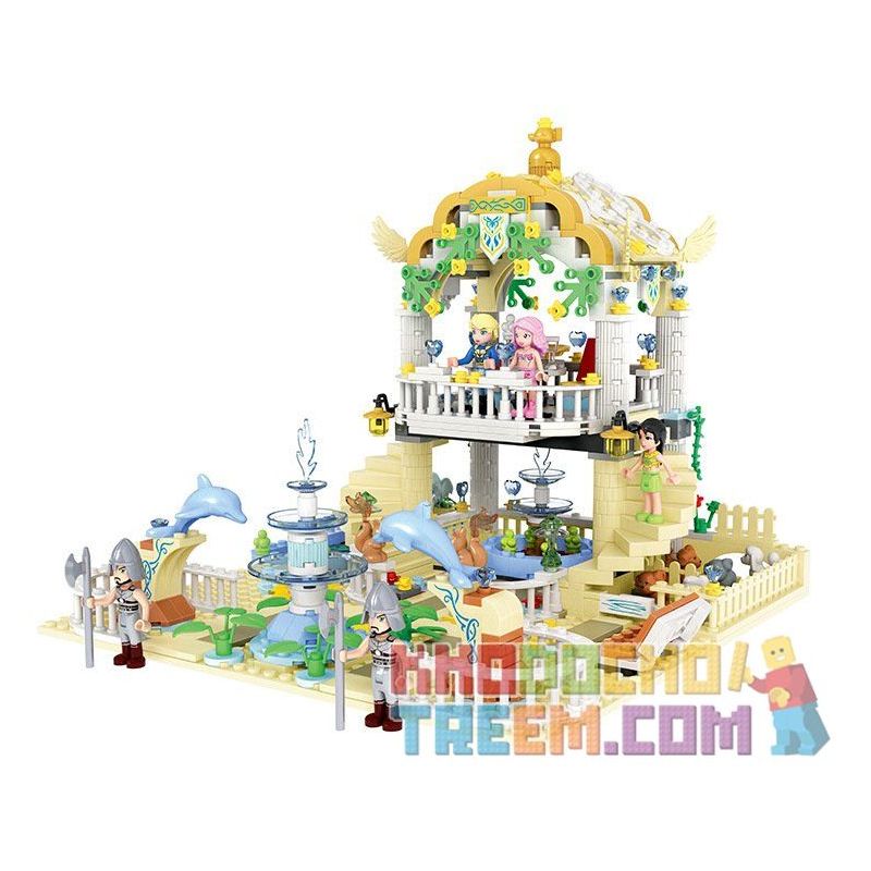 Winner 5012 Xếp hình kiểu Lego MERMAID Wei Mei Fish Prince Garden Vườn Thượng Uyển 700 khối Winner 5012 Xếp hình kiểu Lego MERMAID Wei Mei Fish Prince Garden Vườn Thượng Uyển 700 khối