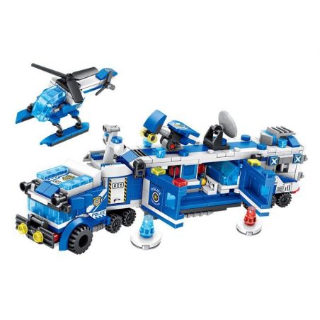 PanlosBrick 681001F 681001G 681001H 681001A 681001B 681001C 681001D 681001E Panlos Brick 681001F 681001G 681001H 681001A 681001B 681001C 681001D 681001E non  8 PHƯƠNG TIỆN NHỎ KẾT HỢP THÀNH XE TẢI CHỈ HUY bộ đồ chơi xếp lắp ráp ghép mô hình Police Cảnh Sát 694 khối