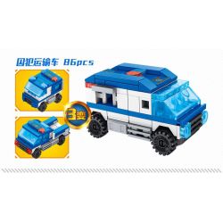 PanlosBrick 681001F 681001G 681001H 681001A 681001B 681001C 681001D 681001E Panlos Brick 681001F 681001G 681001H 681001A 681001B 681001C 681001D 681001E non  8 PHƯƠNG TIỆN NHỎ KẾT HỢP THÀNH XE TẢI CHỈ HUY bộ đồ chơi xếp lắp ráp ghép mô hình Police Cảnh Sát 694 khối