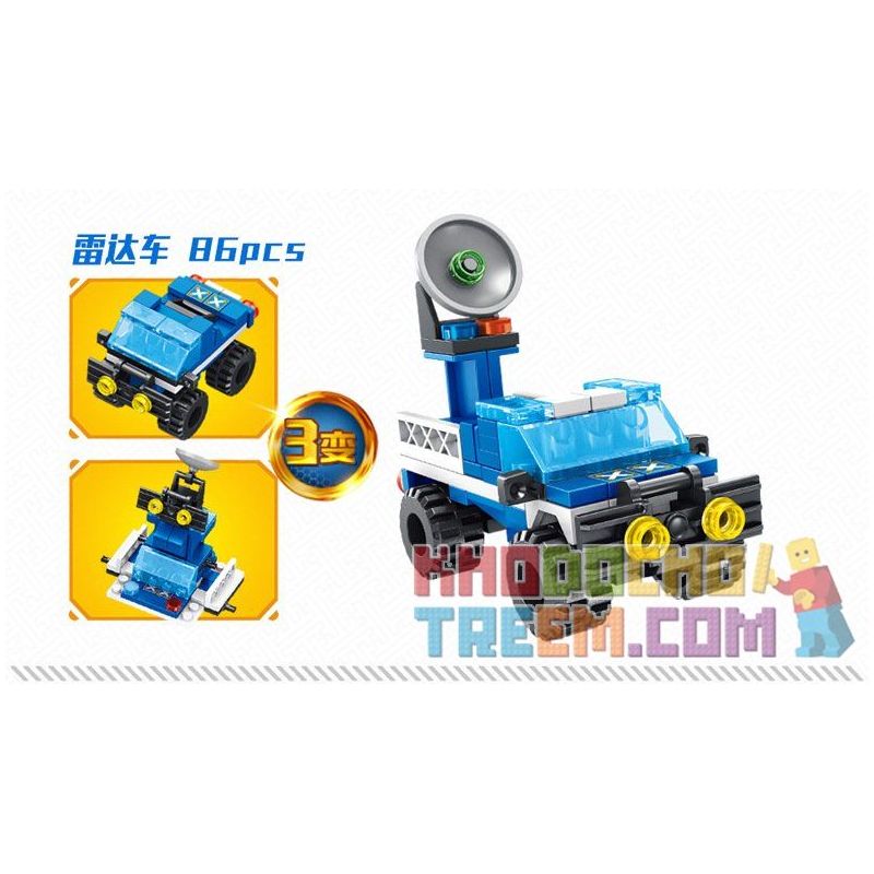 PanlosBrick 681001F 681001G 681001H 681001A 681001B 681001C 681001D 681001E Panlos Brick 681001F 681001G 681001H 681001A 681001B 681001C 681001D 681001E non  8 PHƯƠNG TIỆN NHỎ KẾT HỢP THÀNH XE TẢI CHỈ HUY bộ đồ chơi xếp lắp ráp ghép mô hình Police Cảnh Sát 694 khối