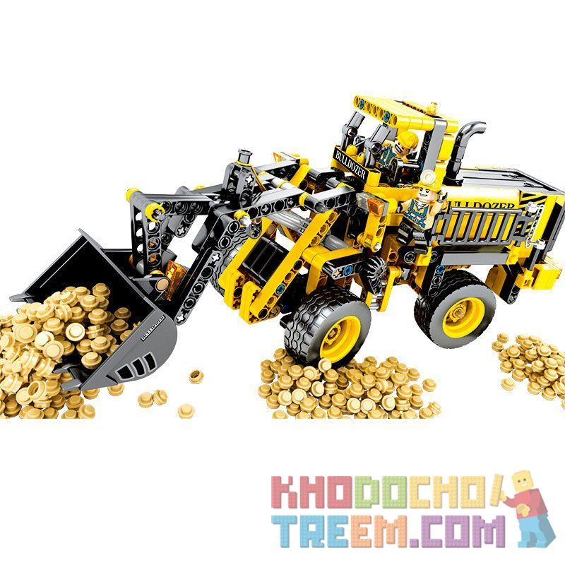 SEMBO 701701 non Lego MÁY ỦI bộ đồ chơi xếp lắp ráp ghép mô hình Technic TECHNIQUE Kỹ Thuật Công Nghệ Cao Mô Hình Phương Tiện 688 khối