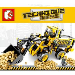 SEMBO 701701 non  MÁY ỦI bộ đồ chơi xếp lắp ráp ghép mô hình  TECHNIQUE Kỹ Thuật Công Nghệ Cao Mô Hình Phương Tiện 688 khối