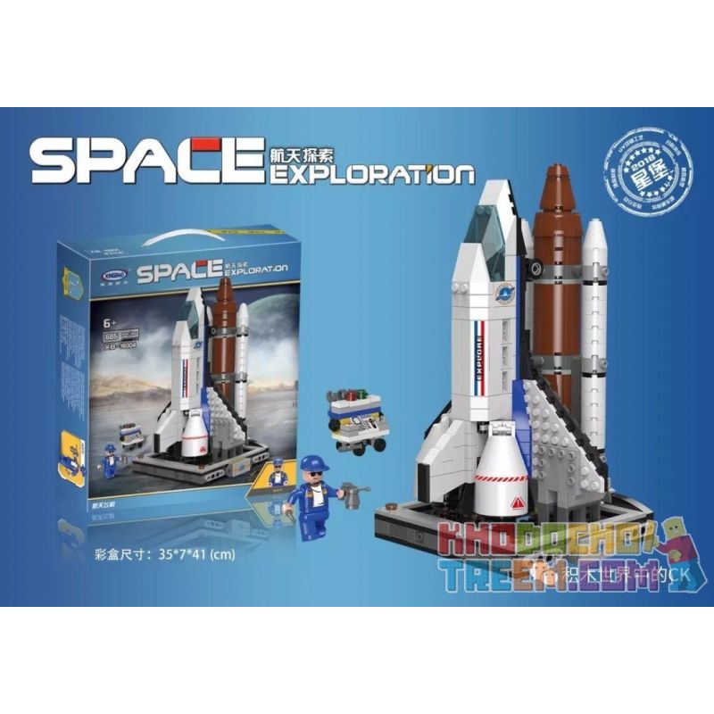 XINGBAO XB-16004 16004 XB16004 non Lego PHÓNG TÀU CON THOI bộ đồ chơi xếp lắp ráp ghép mô hình Space Exploration Thám Hiểm Không Gian 685 khối