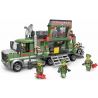 LE DI PIN 10114 Xếp hình kiểu  MILITARY ARMY Military Radar Vehicle Xe Radar Quân Sự 451 khối